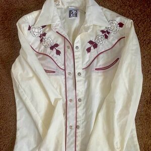 Vintage Karman Embroidered shirt
